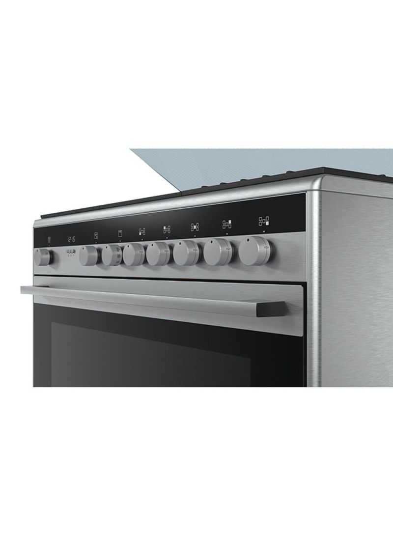 Freestanding Gas Cooker HG73G8357M Silver